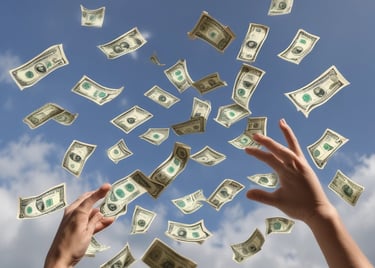 An old, dusty safe being opened to reveal forgotten deposits inside.