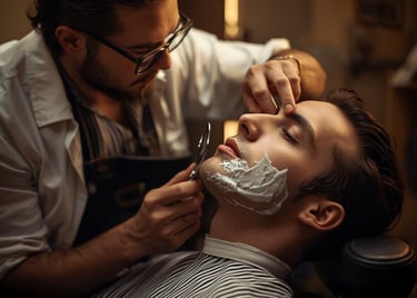 Tyylikäs miesten hiustenleikkaus Helsingissä