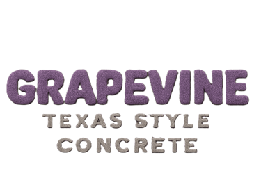 Grapevine Texas Style Concrete Logo