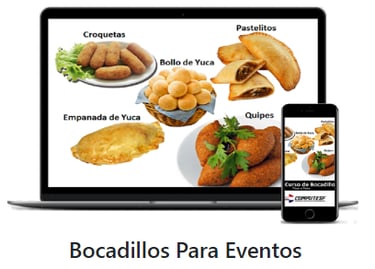 curso de bocadillos y picaderas