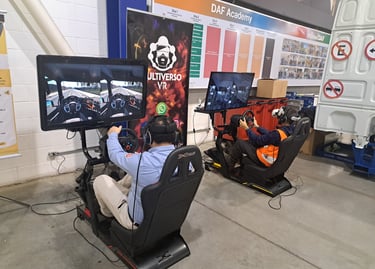 "Ação com VR para Maio Amarelo"