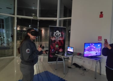 "Ação com VR para Maio Amarelo"