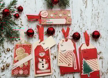 Festive Christmas Gift Tags