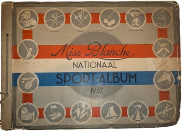1932 Miss Blanche Nationaal Sport-Album Sports Cards from the Netherlands