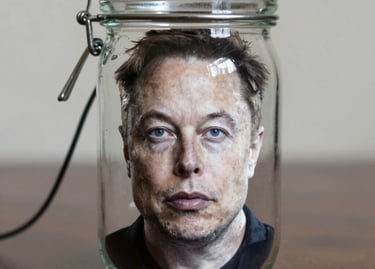 Elon Musk Head in a Jar