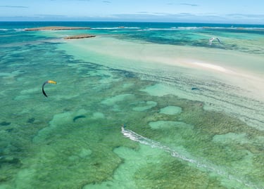 cours de kitesurf Madagascar Baie de Sakalava