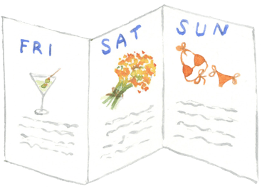 weekend trifold