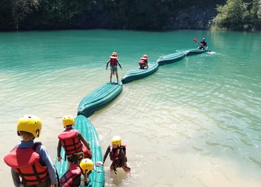 les baroudeur.euses du lac 400 coups asso itinérance canoë