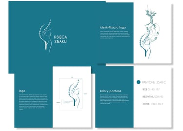 a presentation of a business card with a woman's hand holding a flower