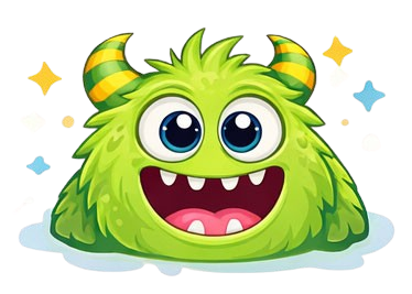 cute monsters puzzle game for kids