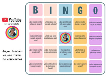 bingo familiar soy marianne sofia