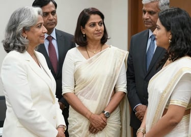 A community leader sharing insights during a grassroots meeting.