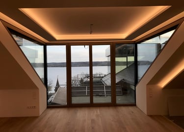 Interior de proyecto de vivienda