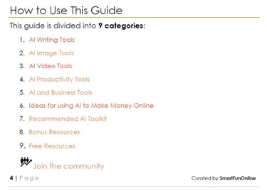a curanted list of great productivity AI tools