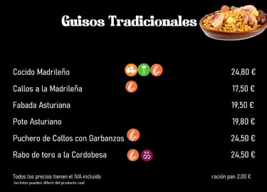 guisos tradicionales