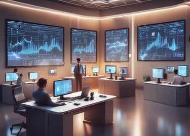 An engaging visual representation of diverse IT services offered by Kridha Technologies.