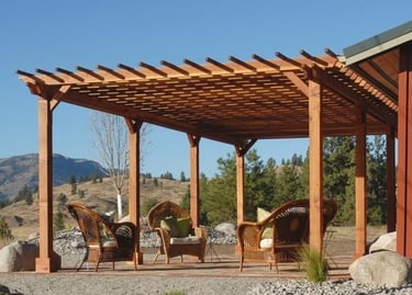 wooden pergolas