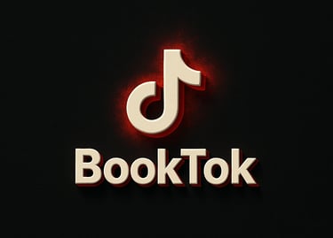 logo do tiktok com o escrito BookTok