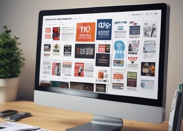 A hand holding up a black card with white text that reads 'creativity doesn't need limits.' The background features an out-of-focus building with tall columns.