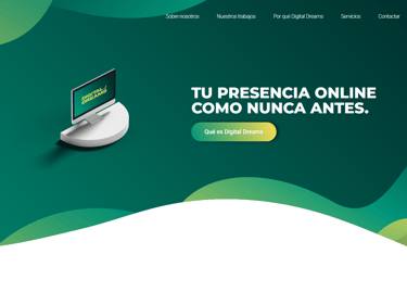 Captura de la web de Digital Dreams