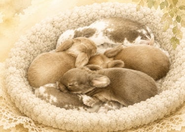 Hot Cross Buns' The Nursery homepage image of tiny sleeping babies