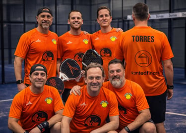 Personalización  de camiseta de equipo de pádel