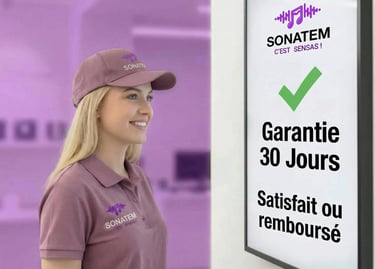 Garantie satisfait ou remboursé sonatem musique sans sacem