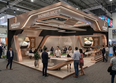 ALISHAAN Booth Design | Gulfood 2025 UAE | Morgan Expo