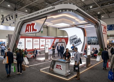 High-impact AMC exhibition stands. Turnkey construction services by Morgan Expo.