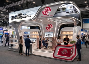 alzaghal Booth Design | Automechanika 2025 UAE | Morgan Expo