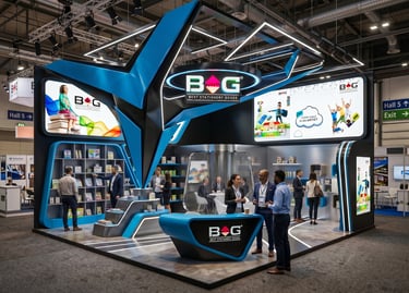BSG stand at Paperworld Middle East 2023 UAE by Morgan Expo, Exhibition Stand Builders & Contractors