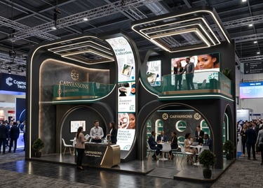 Carvansons Exhibition Booth | Beautyworld 2025 UAE | Morgan Expo