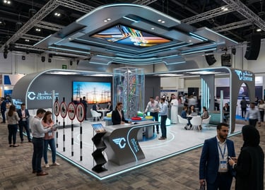 Centaur stand at WETEX 2023 UAE by Morgan Expo, Exhibition Stand Builders & Contractors.