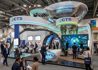 Precision-engineered CTS booths. Seamless execution by Morgan Expo.