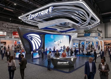 Egypt Air Exhibition Booth | Dubai Airshow 2025 UAE | Morgan Expo