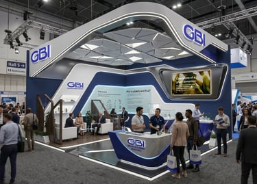 GBI Exhibition Stand | Plastics Recycling Show 2025 UAE | Morgan Expo
