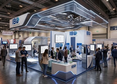 Premium exhibition stands for Int. Business Dev. by Morgan Expo.