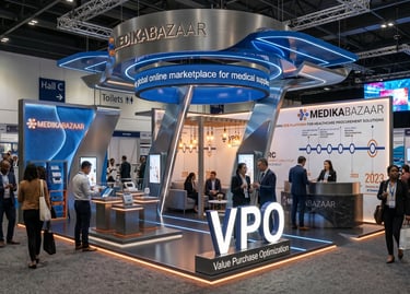 Innovative MEDIKABAZAAR exhibition stands. Premium builds by Morgan Expo.