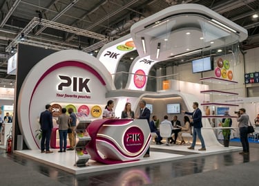 PIK stand at InterTabac 2023 Germany by Morgan Expo, professional Exhibition Stand Builder.