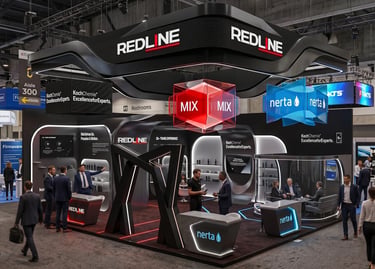 RED LINE Booth Design | Automechanika Dubai 2025 UAE | Morgan Expo