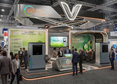 VNT Solar Exhibition Stand | WFES 2025 UAE | Morgan Expo