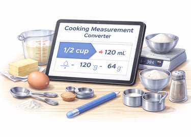 Cooking measurement converter