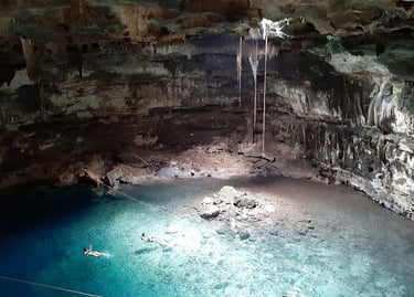 Hidden Cenote Cave Diving — Mexico
