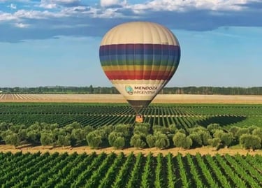 Hot air balloon rides in Mendoza Argentina
