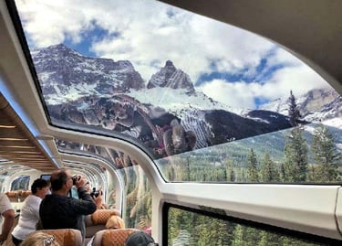 Rocky Mountaineer Winter Rail Route — Canada