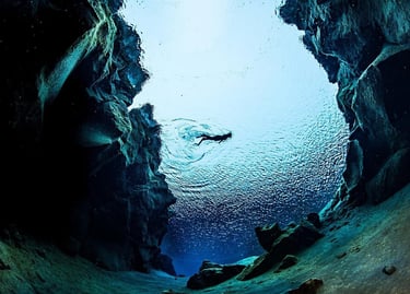 Swimming Between Continents — Silfra, Iceland