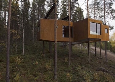 Treehotel Mirrorcube — Sweden
