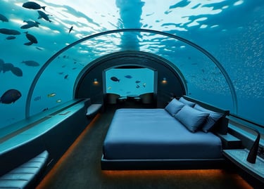 Underwater Hotel Room — Maldives