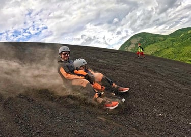 Volcano Boarding — Nicaragua