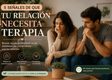 Una pareja triste sentada en un sofá necesita terapia de pareja para mejorar su comunicación.